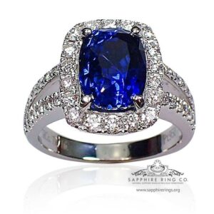 Blue vivid sapphire