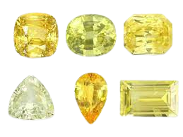 yellow sapphire cuts