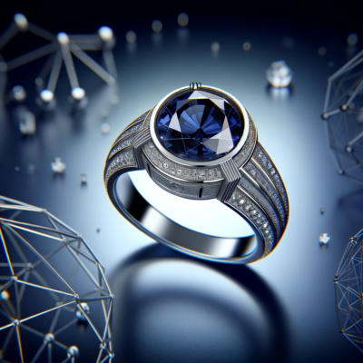 The Modern Muse,' a 1.68 ct GIA certified sapphire ring set in platinum