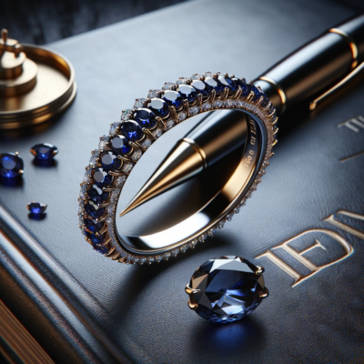 The Sapphire Band,' an elegant band featuring 1.69 cts of sapphires